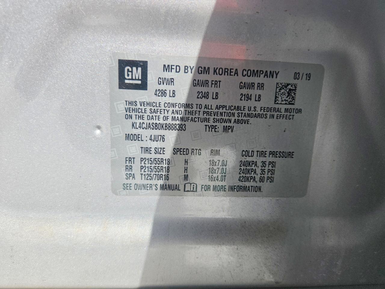 2019 BUICK ENCORE PREFERRED photo 23
