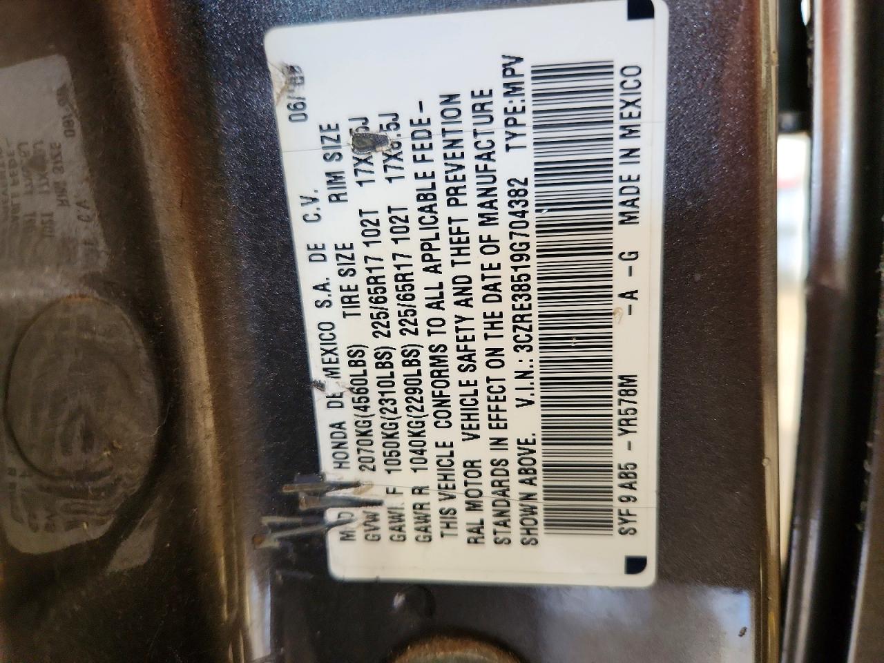 2009 HONDA CR-V EX photo 37
