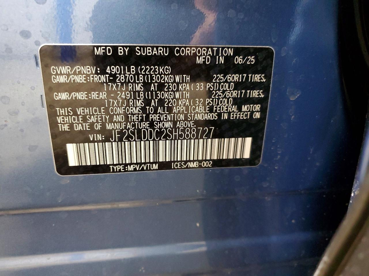 2025 SUBARU FORESTER PREMIUM photo 25