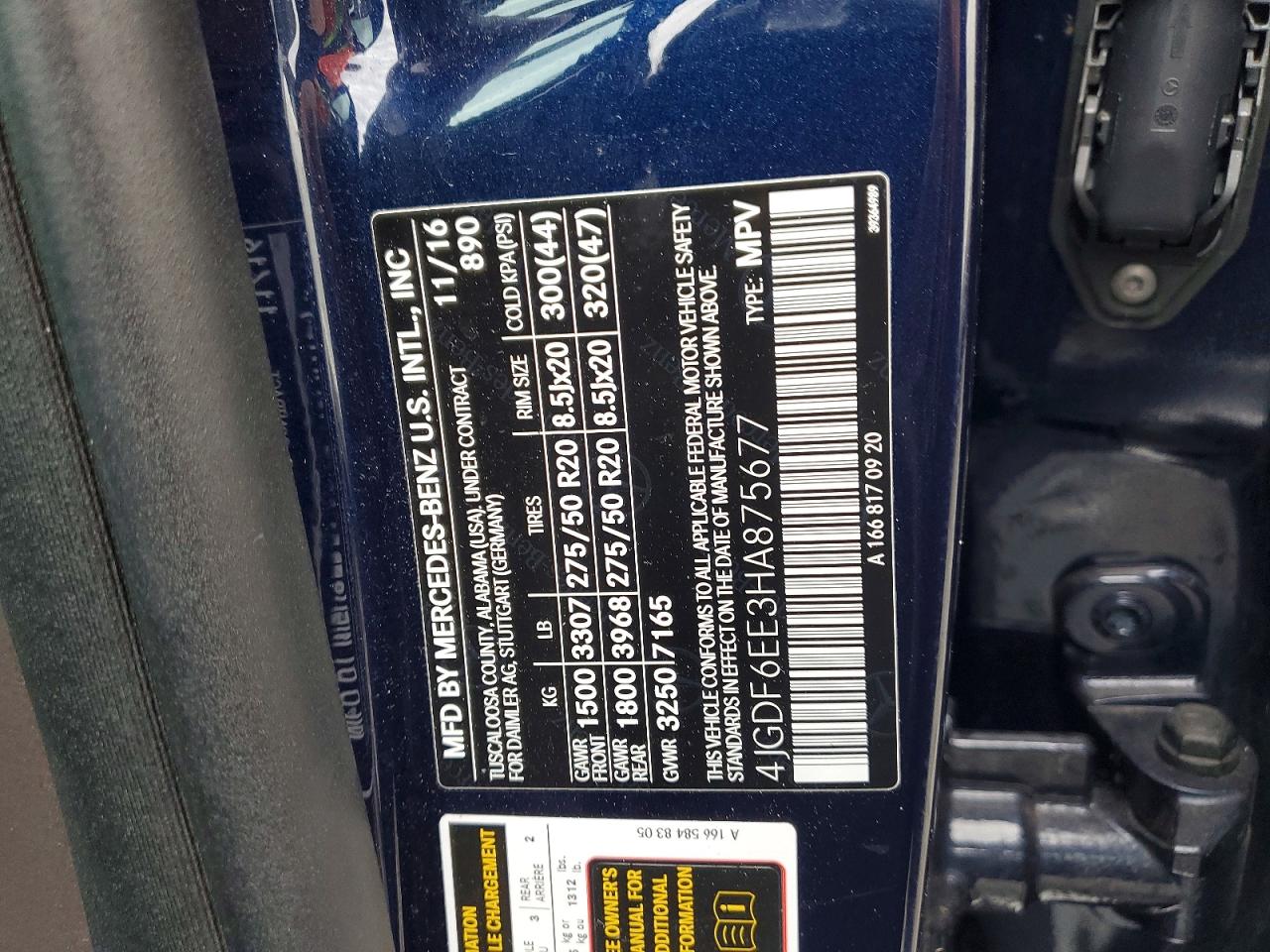 2017 MERCEDES-BENZ GLS 450 4MATIC photo 14