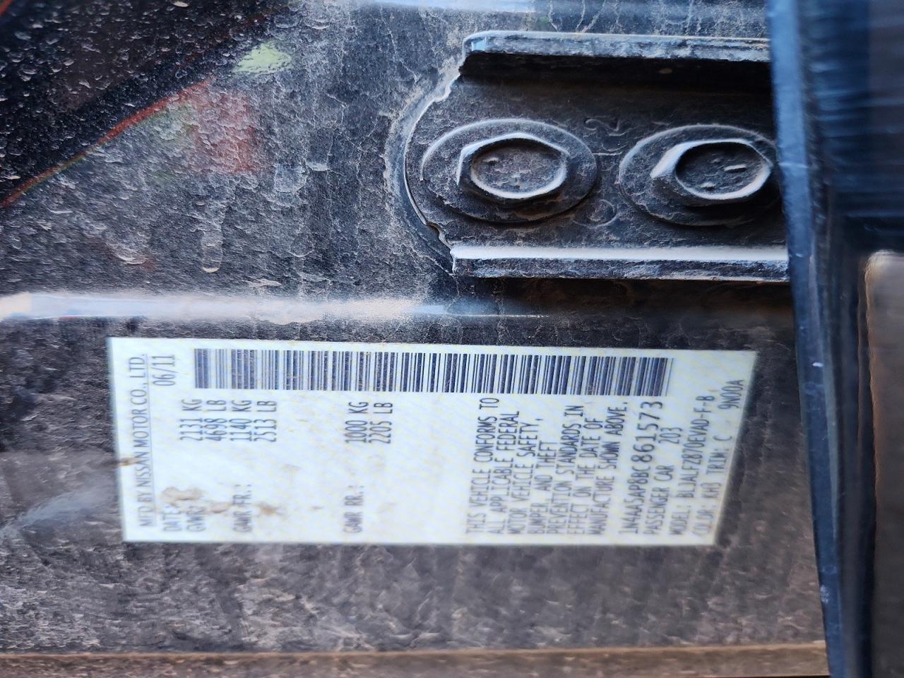2011 NISSAN MAXIMA 3.5 S photo 23