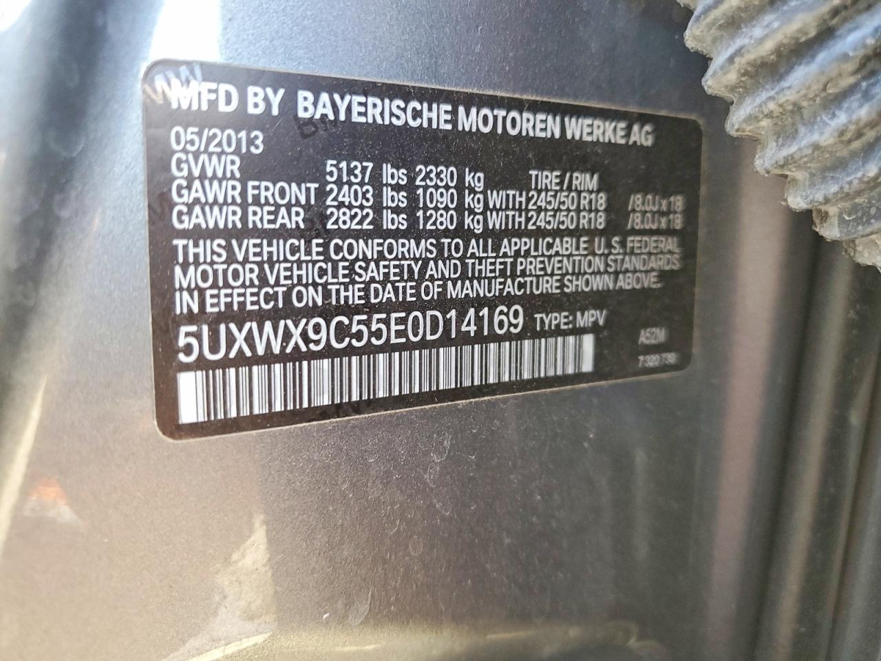 2014 BMW X3 XDRIVE28I photo 37