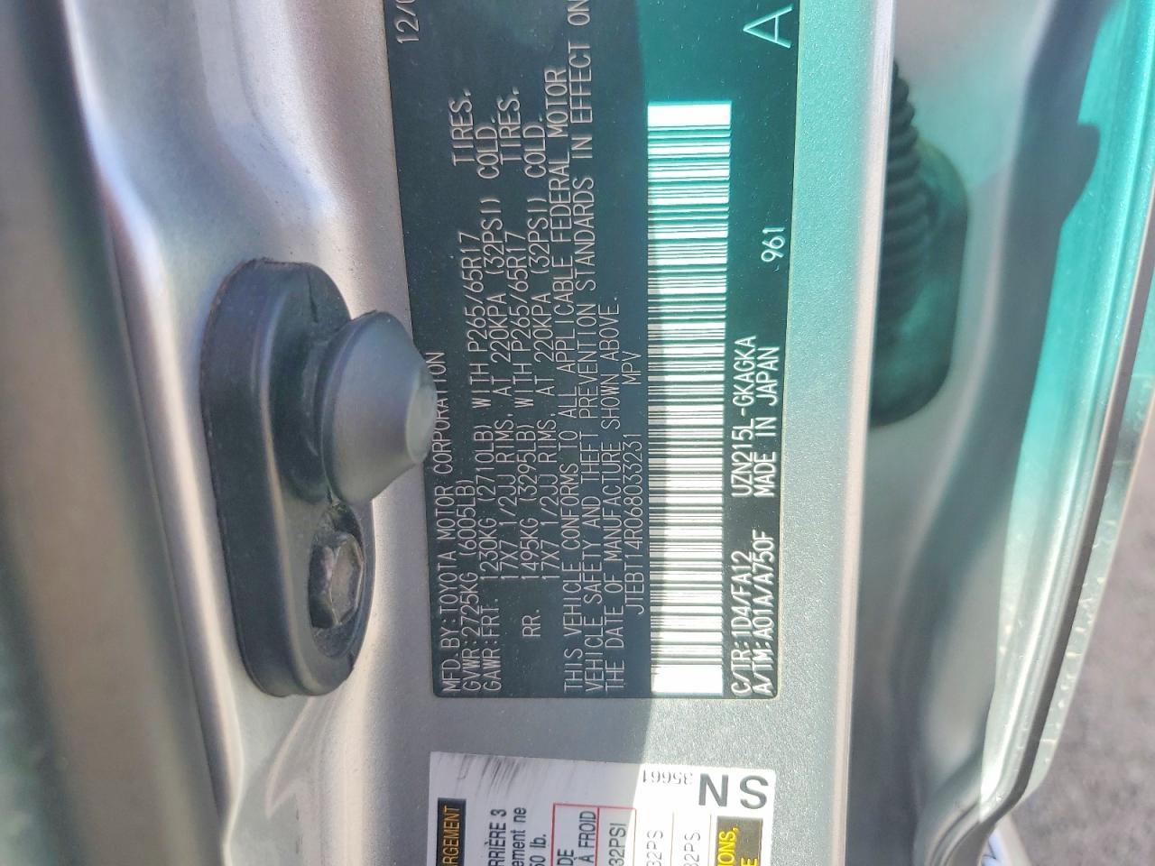 2006 TOYOTA 4RUNNER SR5 photo 37