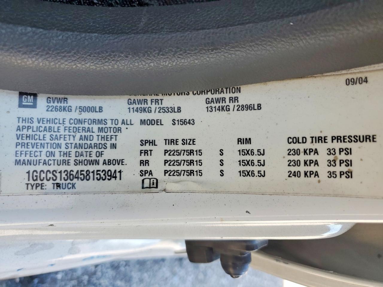 2005 CHEVROLET COLORADO photo 34
