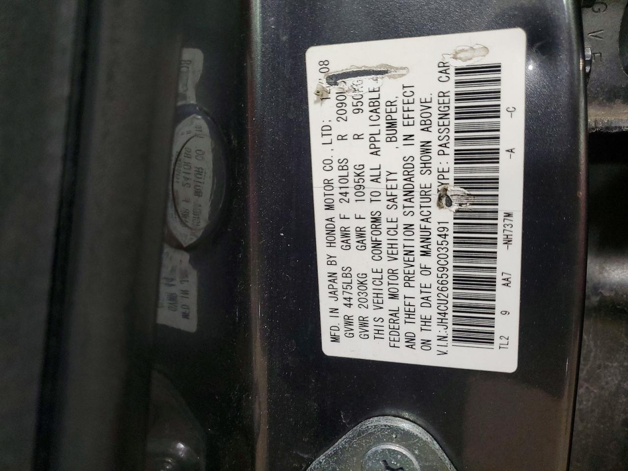 2009 ACURA TSX photo 25