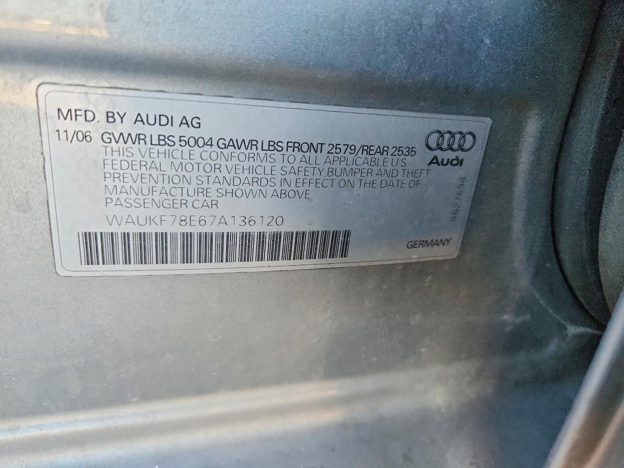 2007 AUDI A4 2.0T AVANT QUATTRO photo 23