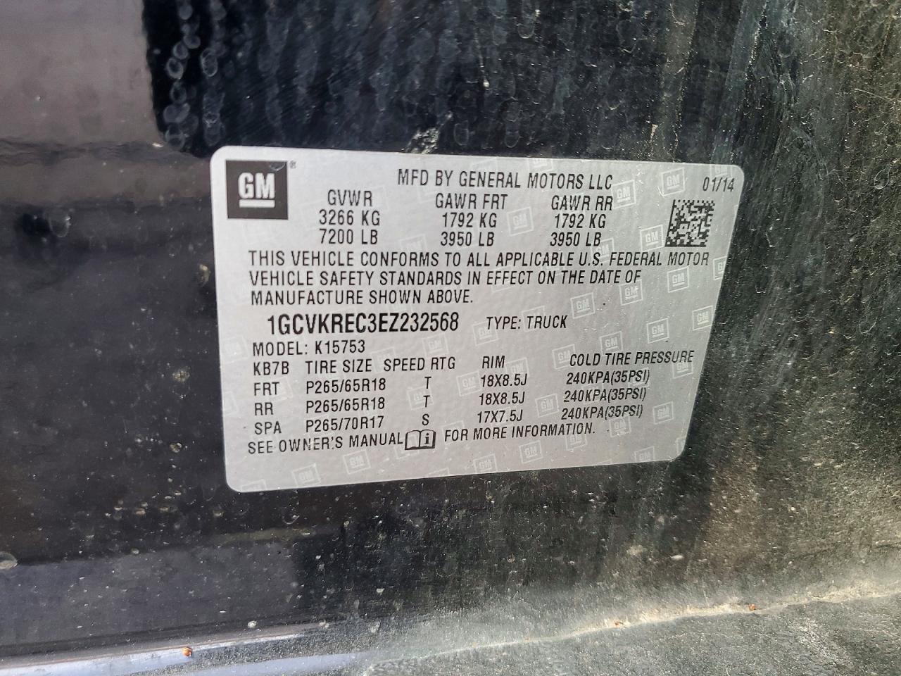 2014 CHEVROLET SILVERADO K1500 LT photo 34