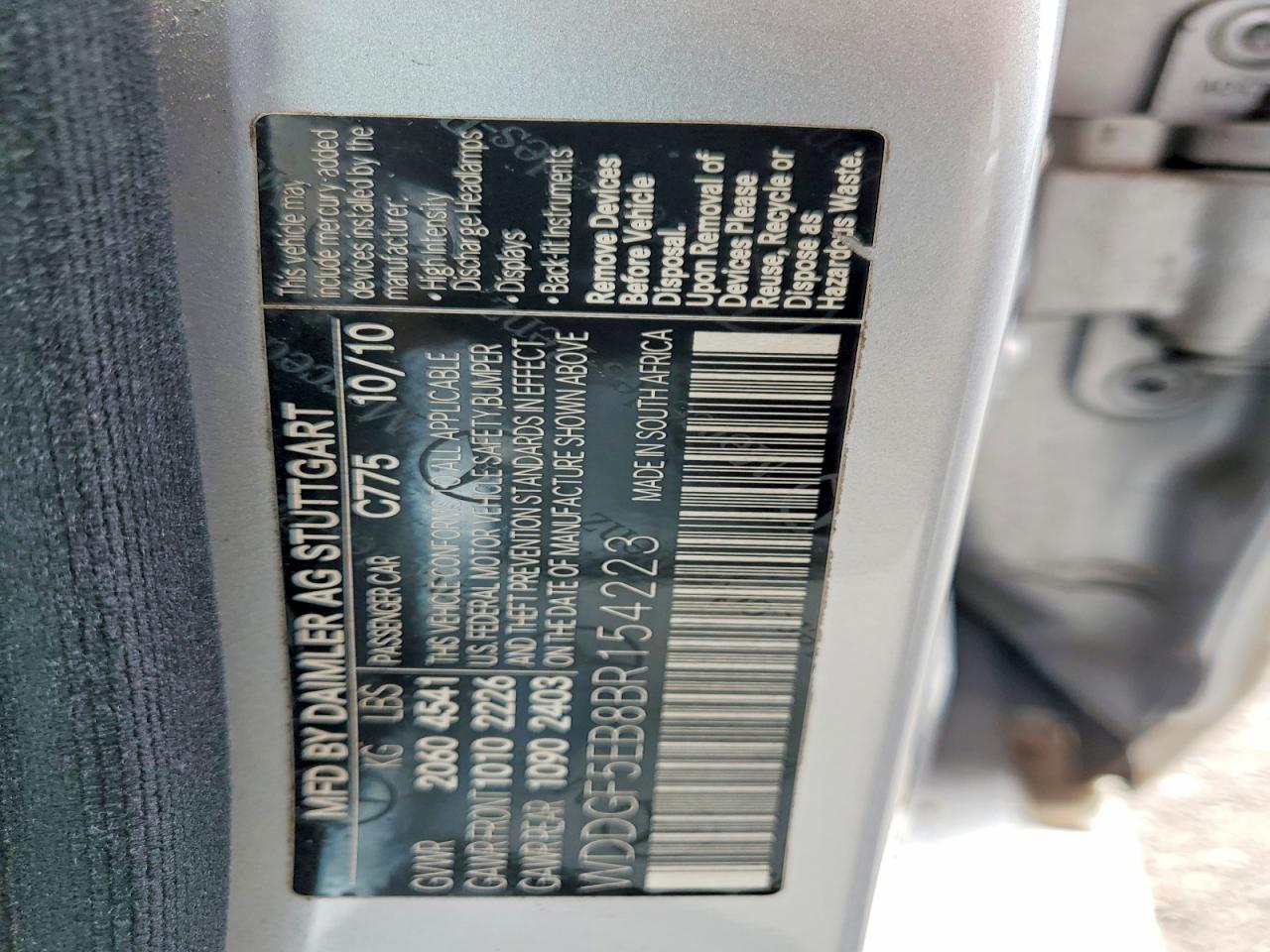 2011 MERCEDES-BENZ C 300 photo 23