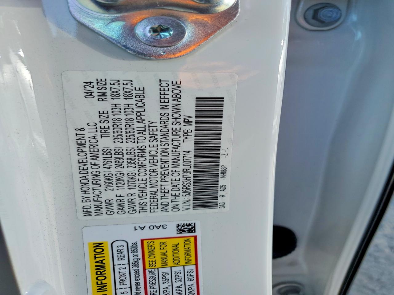 2024 HONDA CR-V EXL photo 25