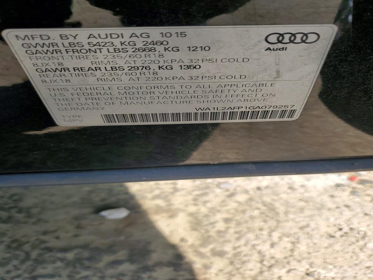 2016 AUDI Q5 PREMIUM PLUS photo 25