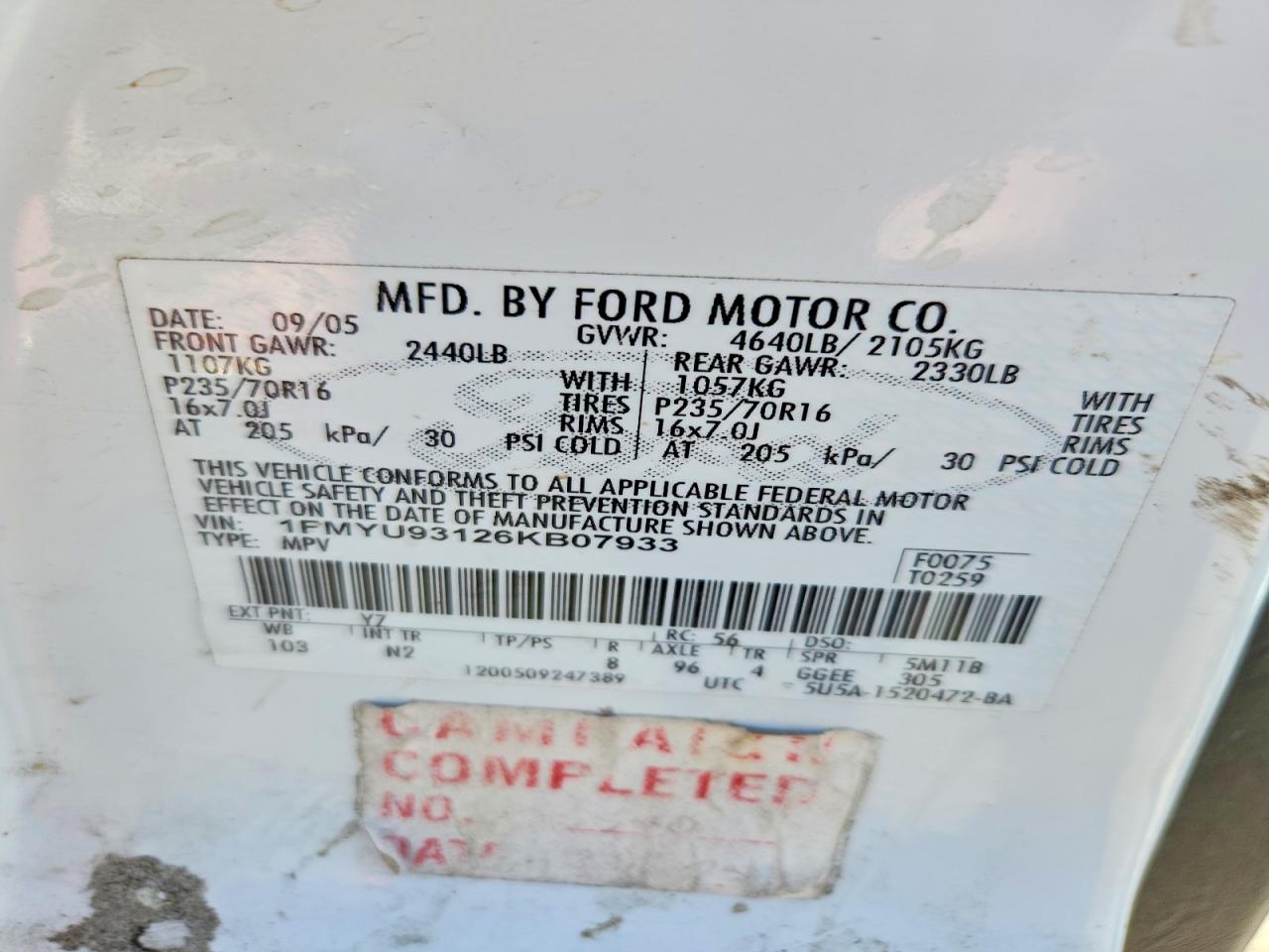 2006 FORD ESCAPE XLT photo 34