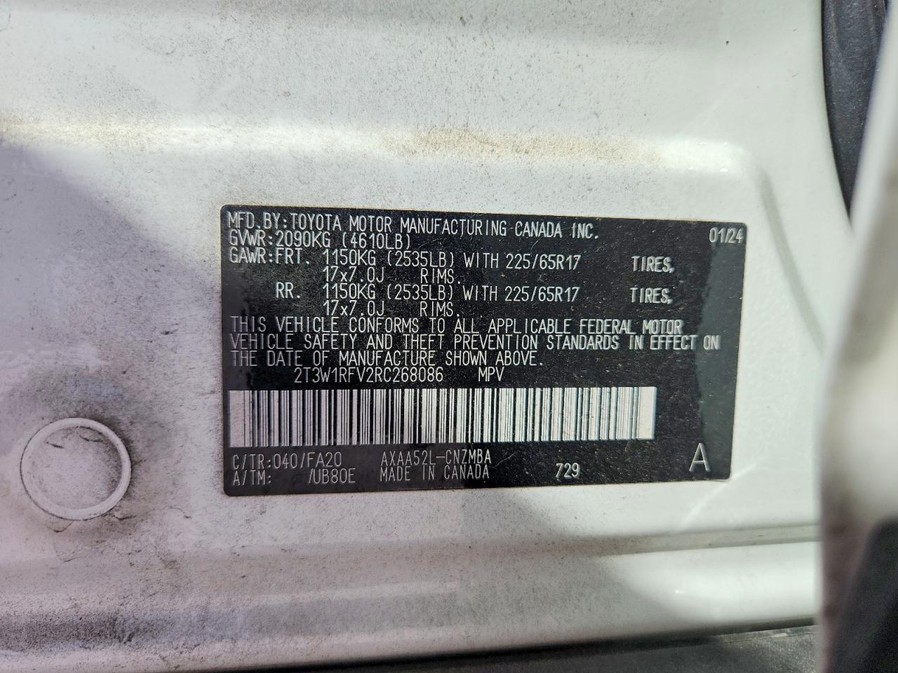 2024 TOYOTA RAV4 XLE photo 13