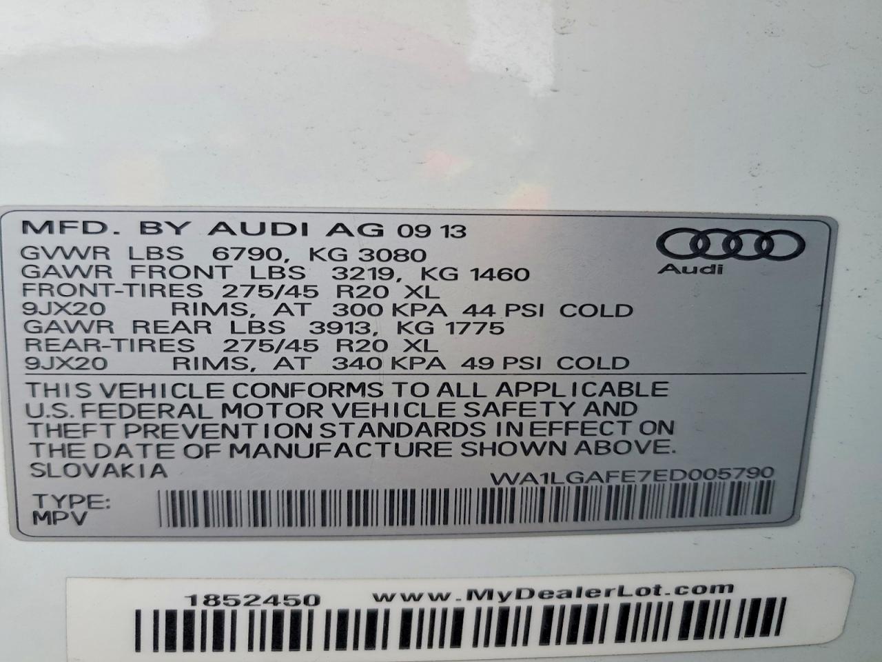 2014 AUDI Q7 PREMIUM PLUS photo 37