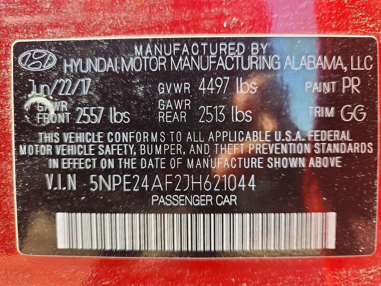 2018 HYUNDAI SONATA SE photo 13