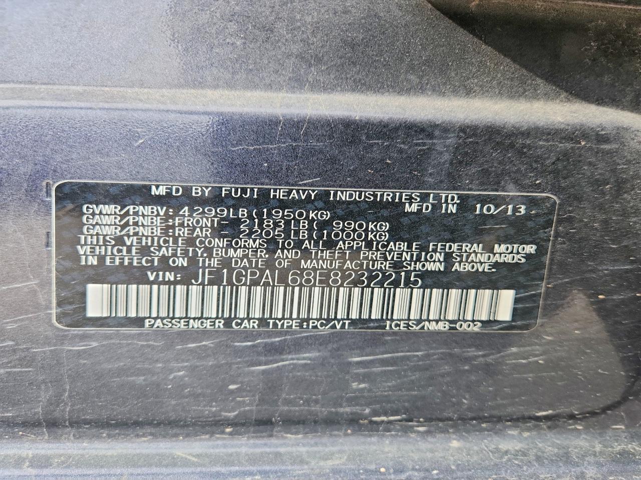 2014 SUBARU IMPREZA SPORT PREMIUM photo 25
