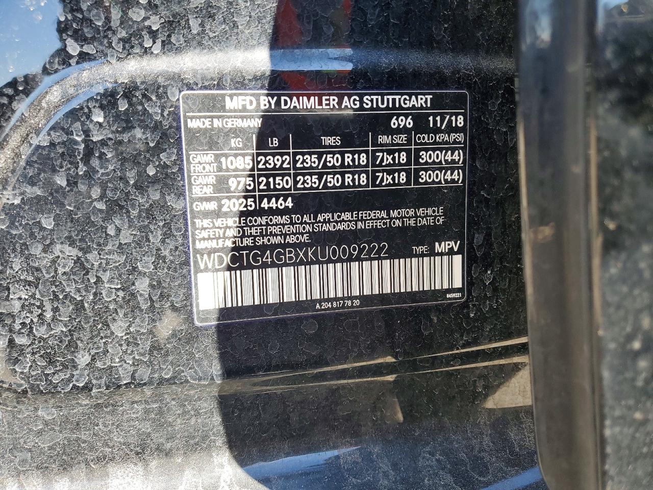 2019 MERCEDES-BENZ GLA 250 4MATIC photo 25