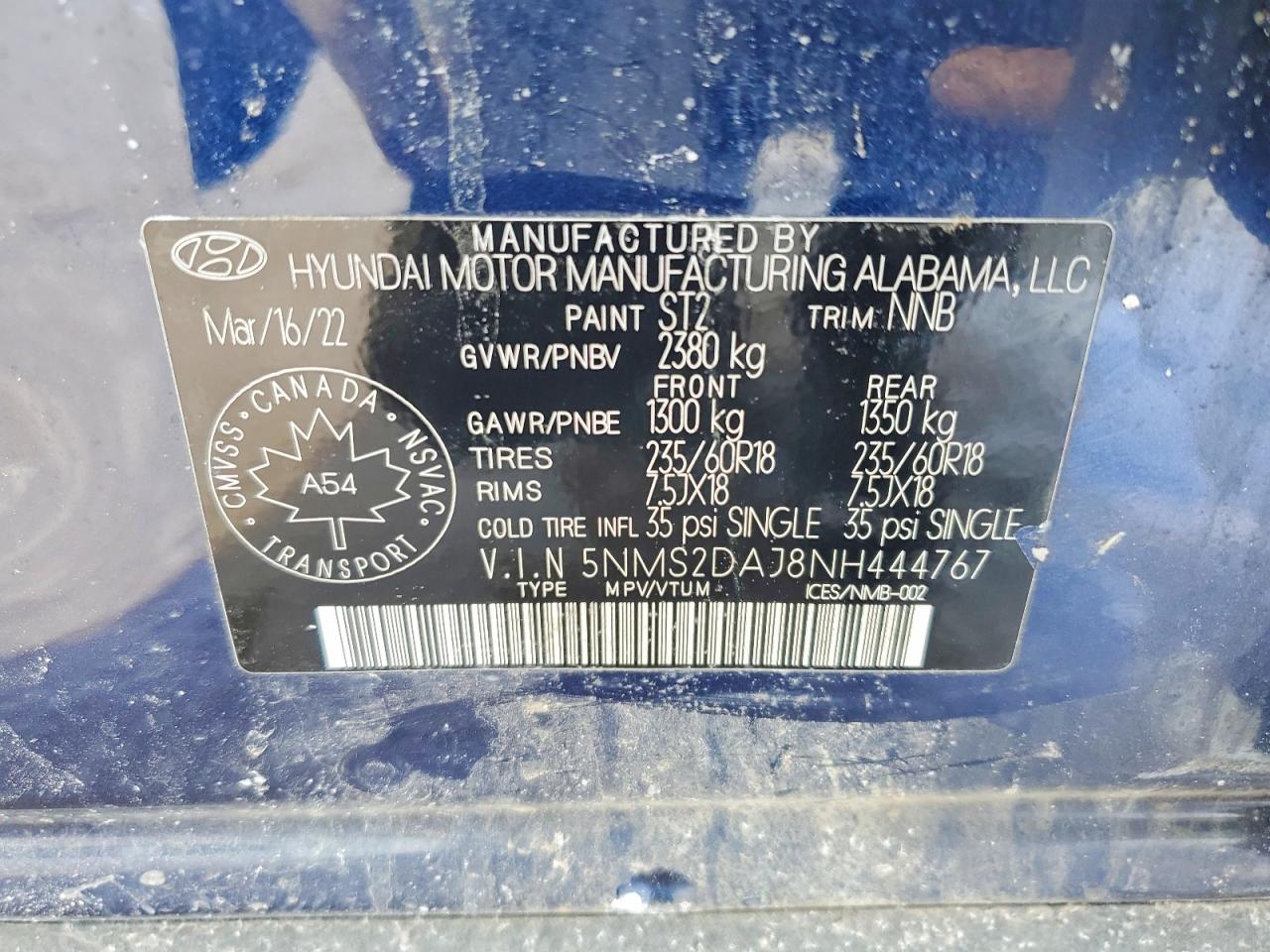 2022 HYUNDAI SANTA FE SEL photo 25