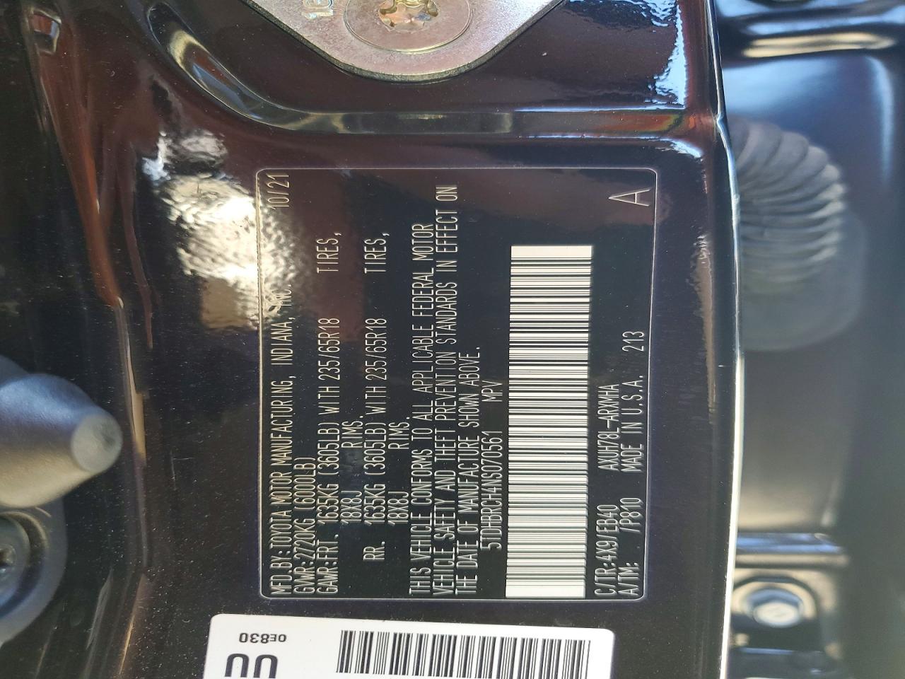 2022 TOYOTA HIGHLANDER HYBRID XLE photo 27