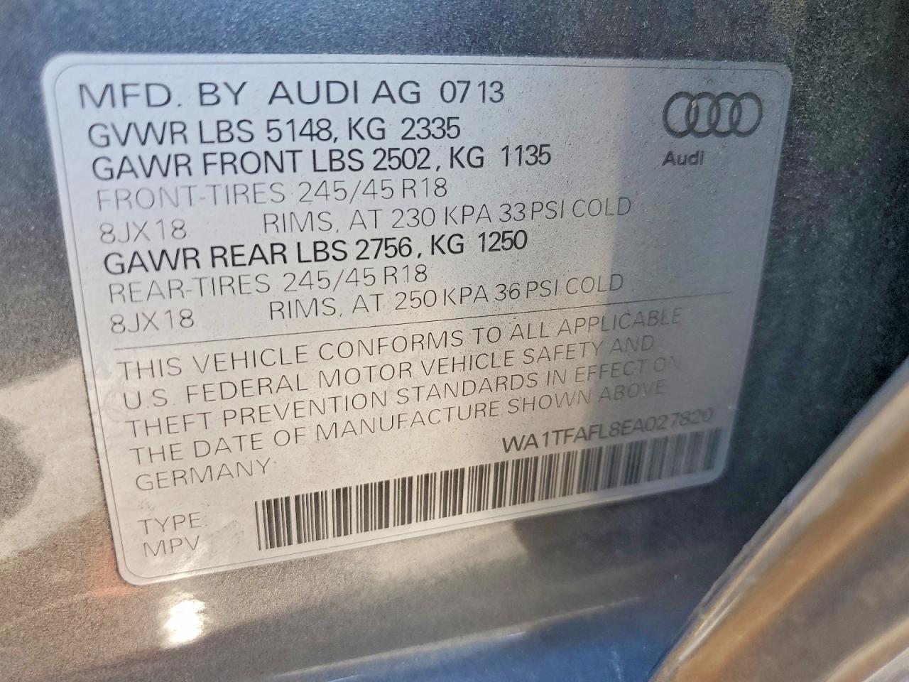 2014 AUDI A4 ALLROAD PREMIUM photo 34