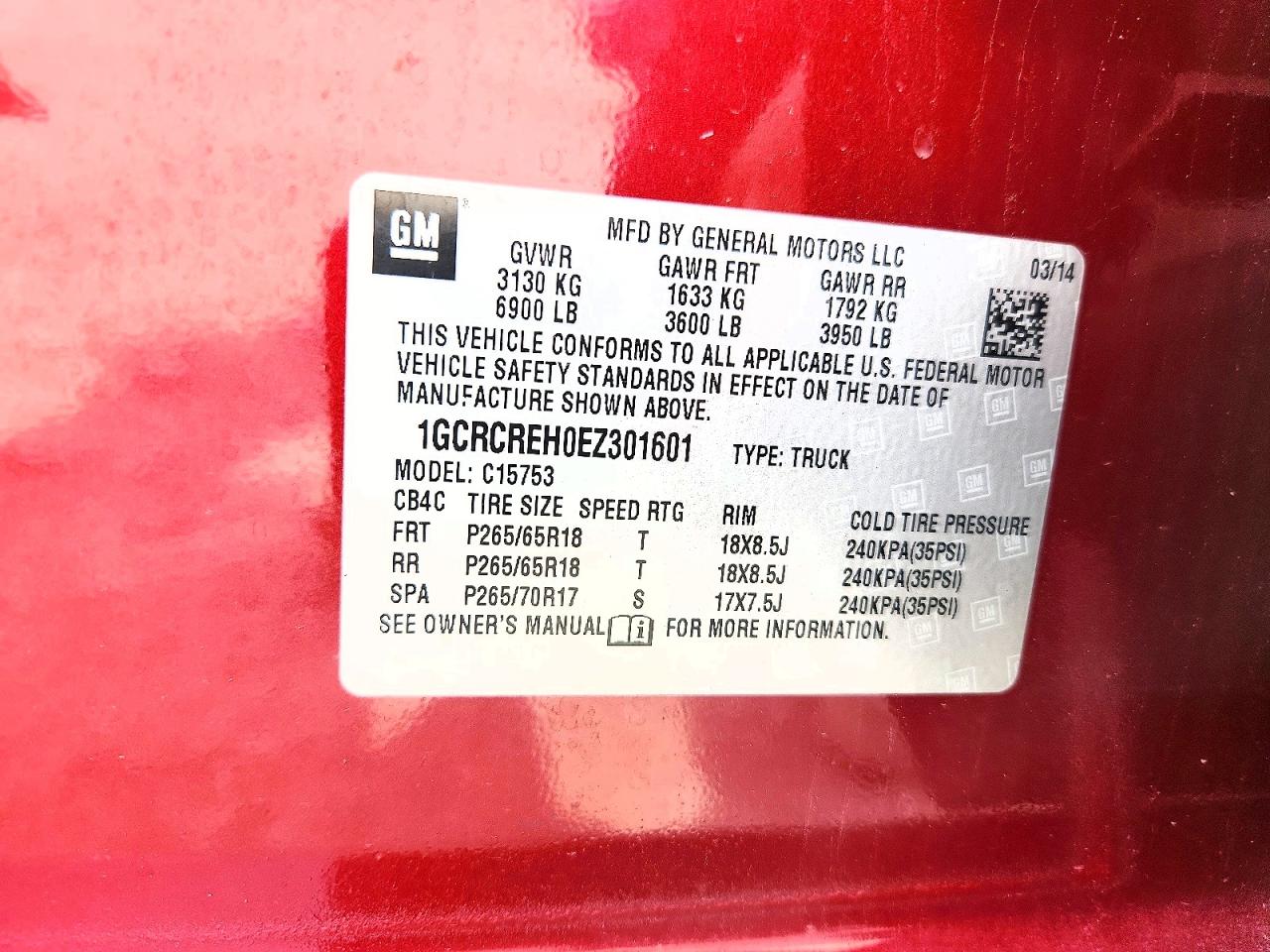 2014 CHEVROLET SILVERADO C1500 LT photo 34