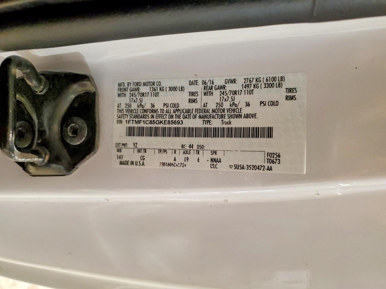 2016 FORD F150 photo 25