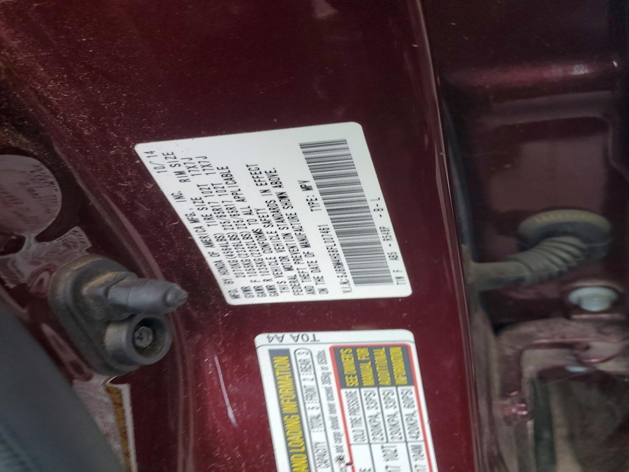 2015 HONDA CR-V EX photo 25