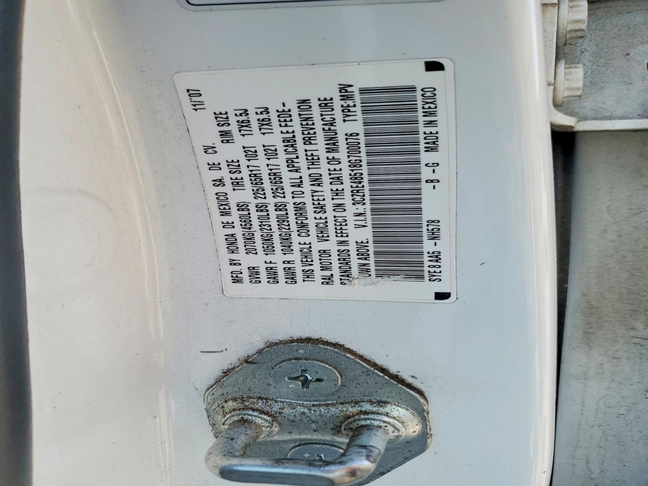 2008 HONDA CR-V EX photo 23