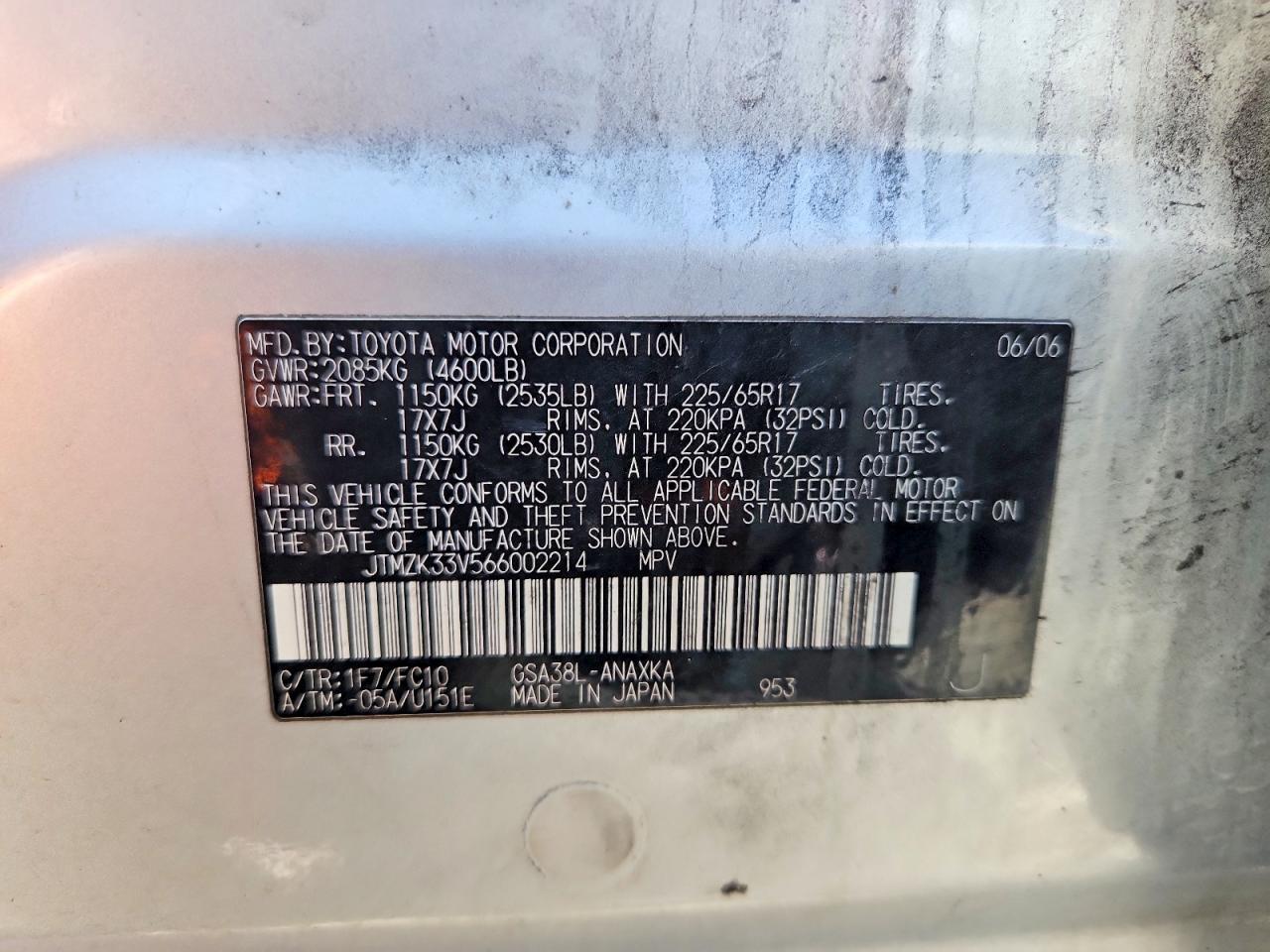 2006 TOYOTA RAV4 BASE photo 34
