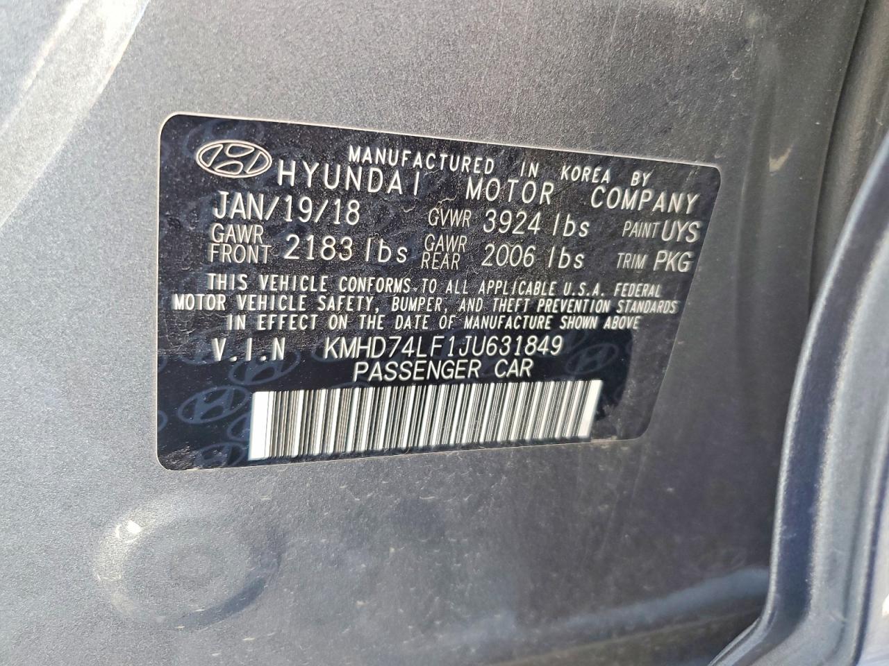 2018 HYUNDAI ELANTRA SE photo 23