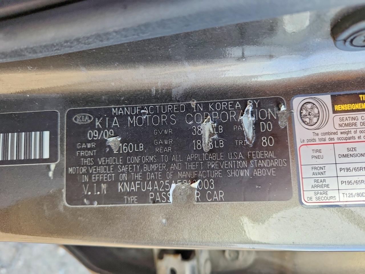 2010 KIA FORTE EX photo 23