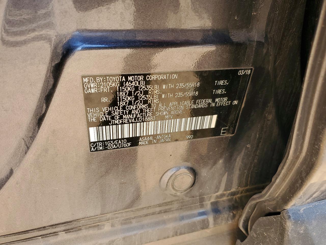 2018 TOYOTA RAV4 LIMITED photo 23