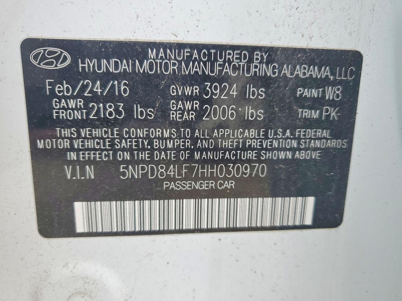 2017 HYUNDAI ELANTRA SE photo 25