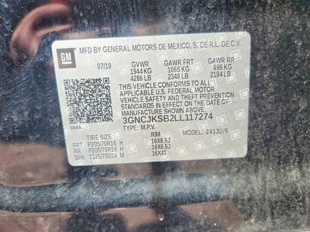 2020 CHEVROLET TRAX LS photo 27
