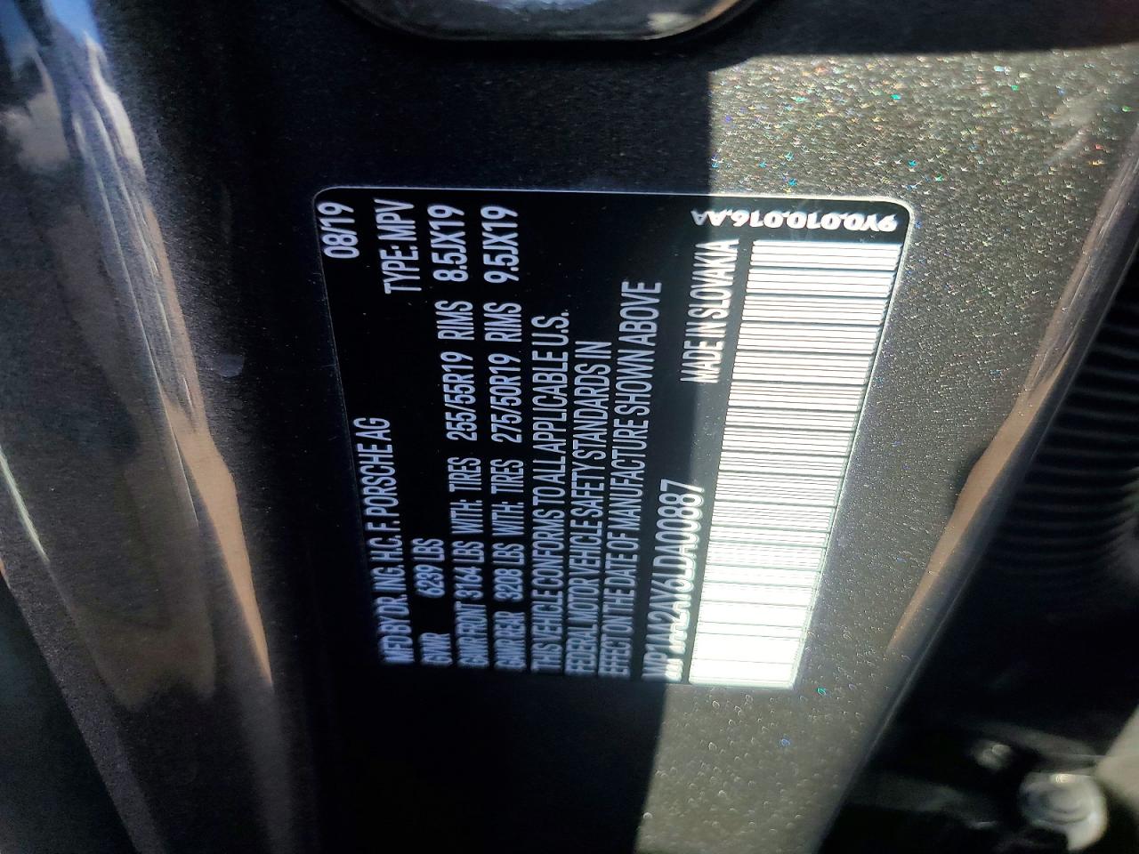 2020 PORSCHE CAYENNE photo 23