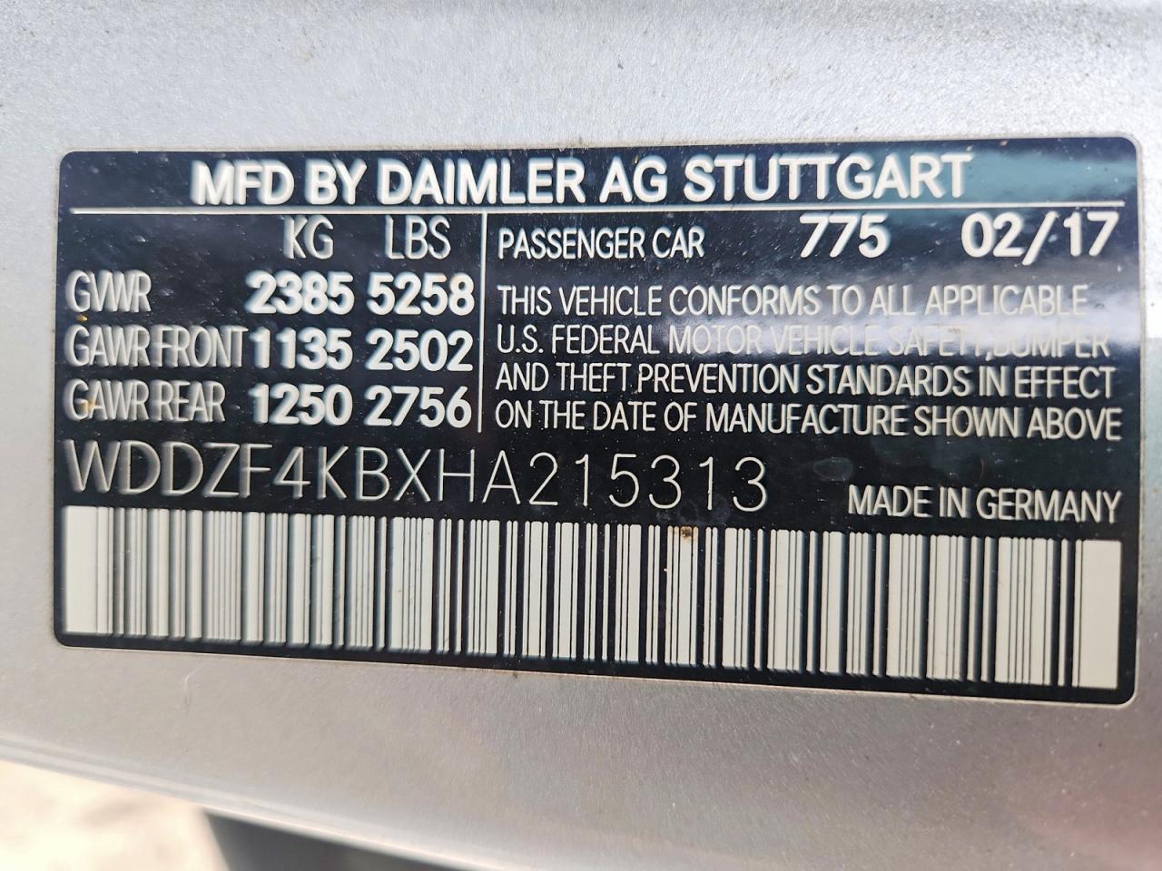 2017 MERCEDES-BENZ E 300 4MATIC photo 12