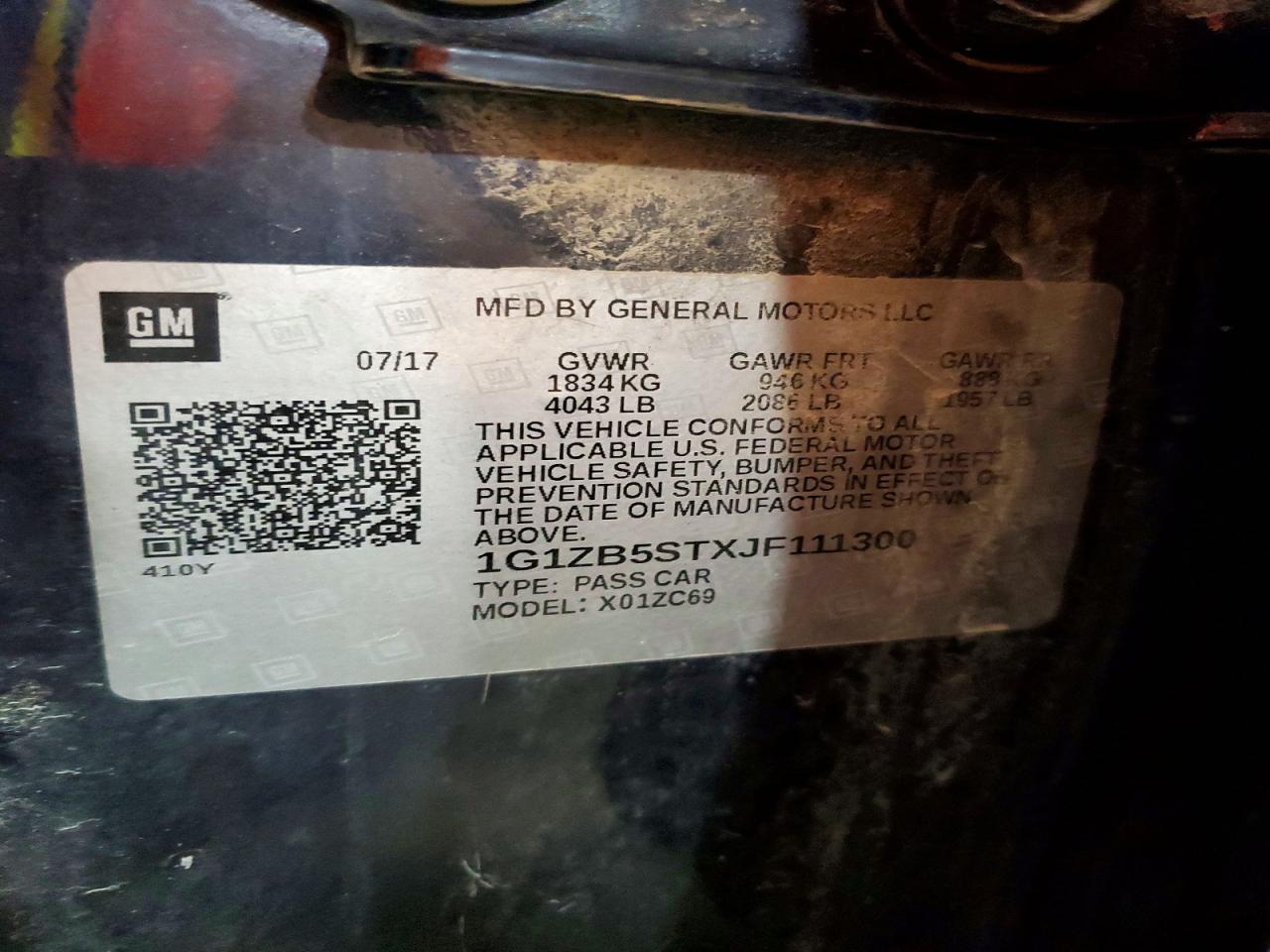 2018 CHEVROLET MALIBU LS photo 23