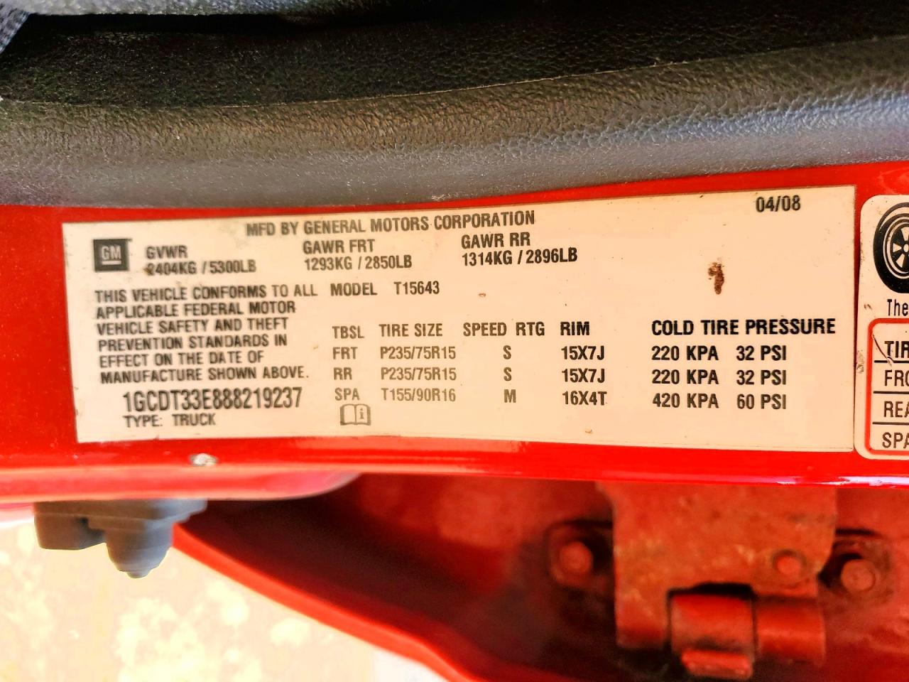 2008 CHEVROLET COLORADO LT photo 12