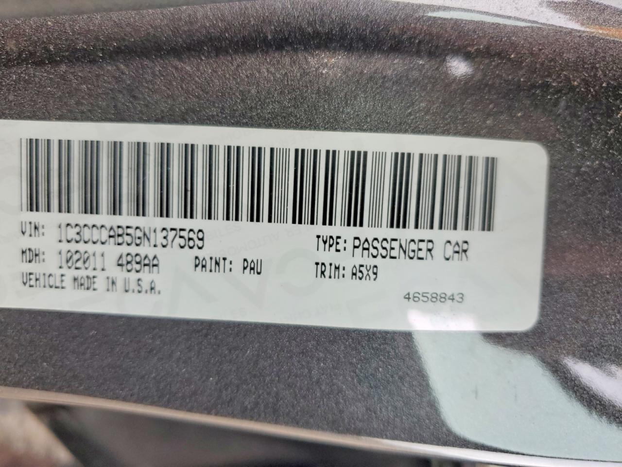 2016 CHRYSLER 200 LIMITED photo 12