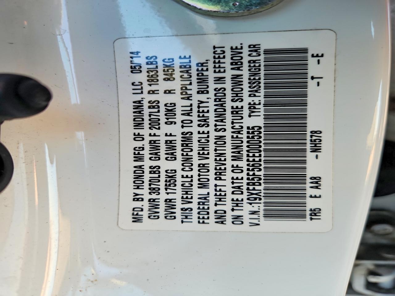 2014 HONDA CIVIC NATURAL GAS photo 12