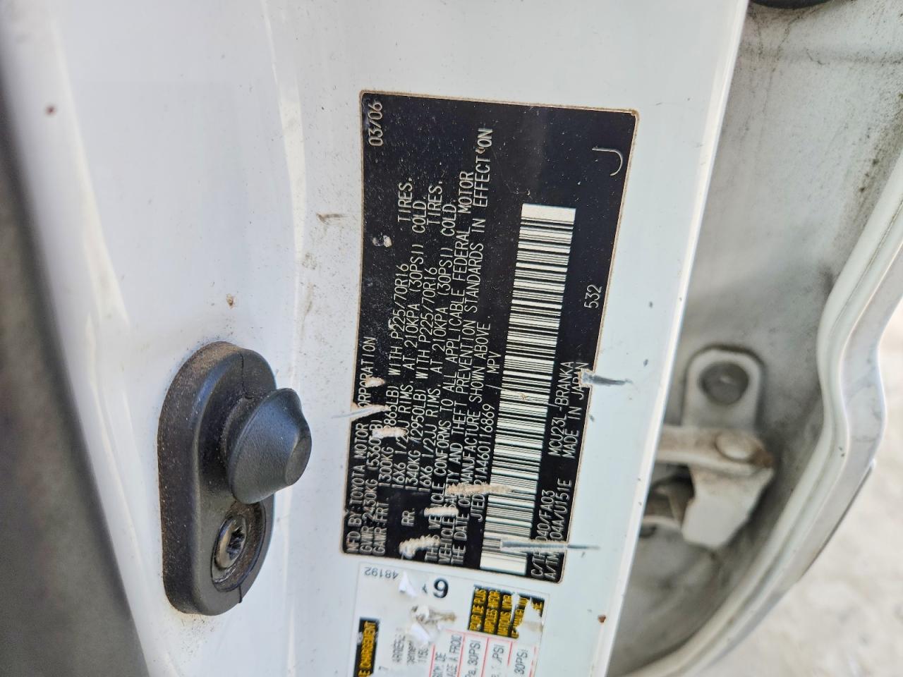 2006 TOYOTA HIGHLANDER BASE photo 25