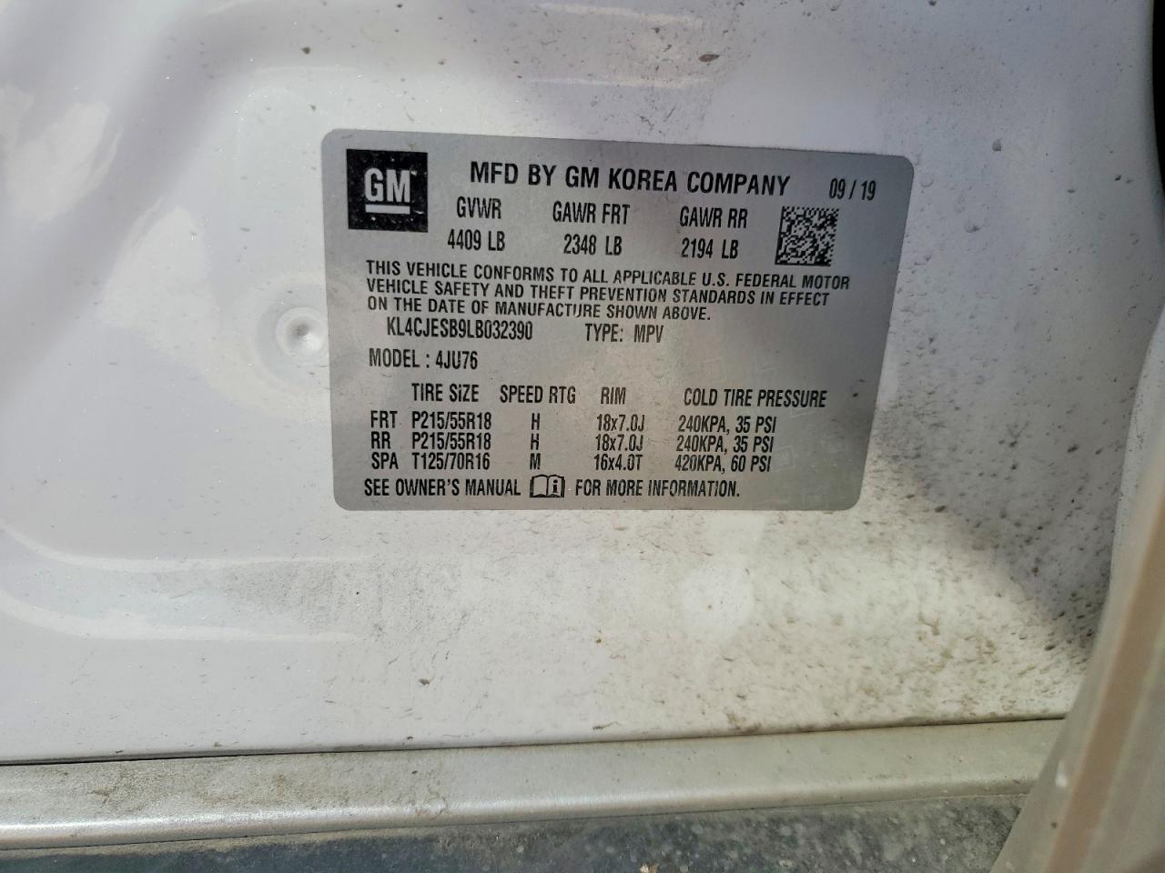2020 BUICK ENCORE PREFERRED photo 23