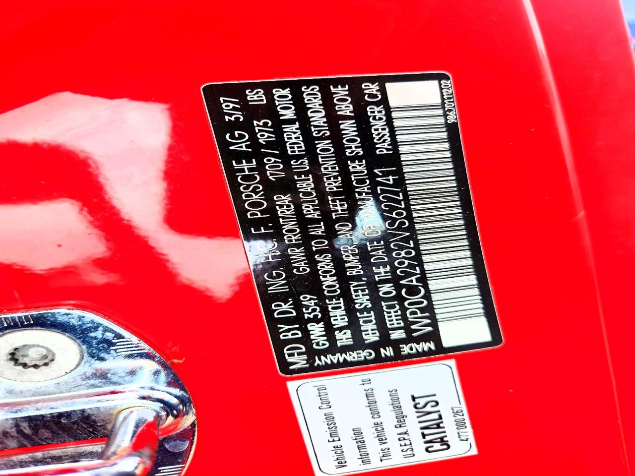 1997 PORSCHE BOXSTER photo 12
