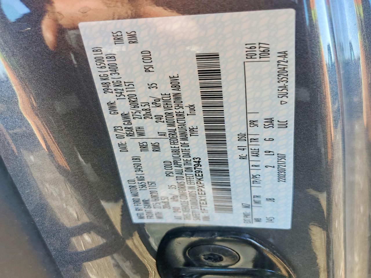 2023 FORD F150 SUPER CAB photo 23