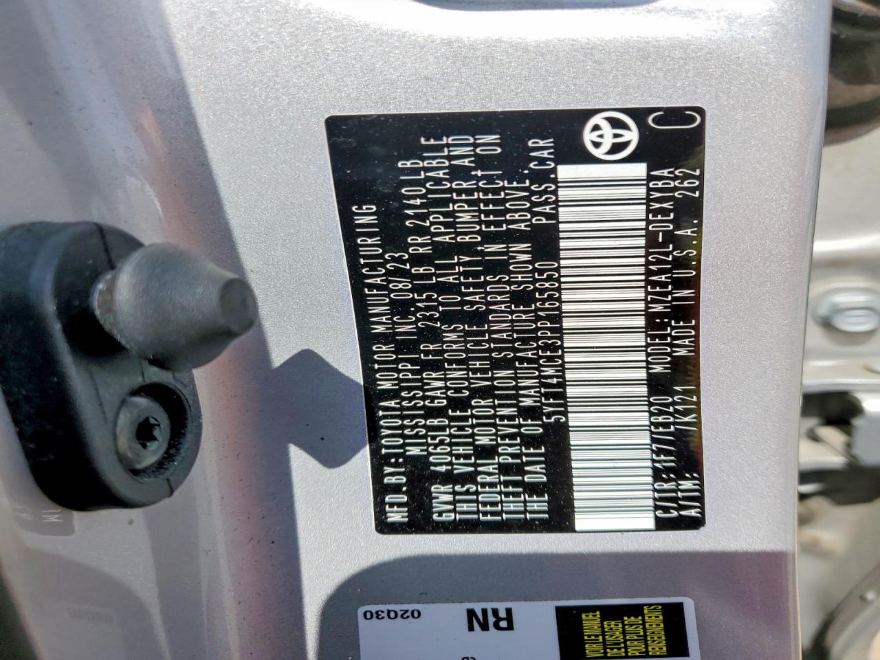 2023 TOYOTA COROLLA XSE photo 23