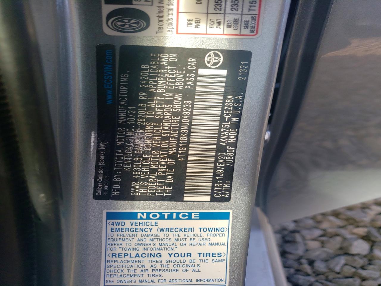 2022 TOYOTA CAMRY SE photo 25