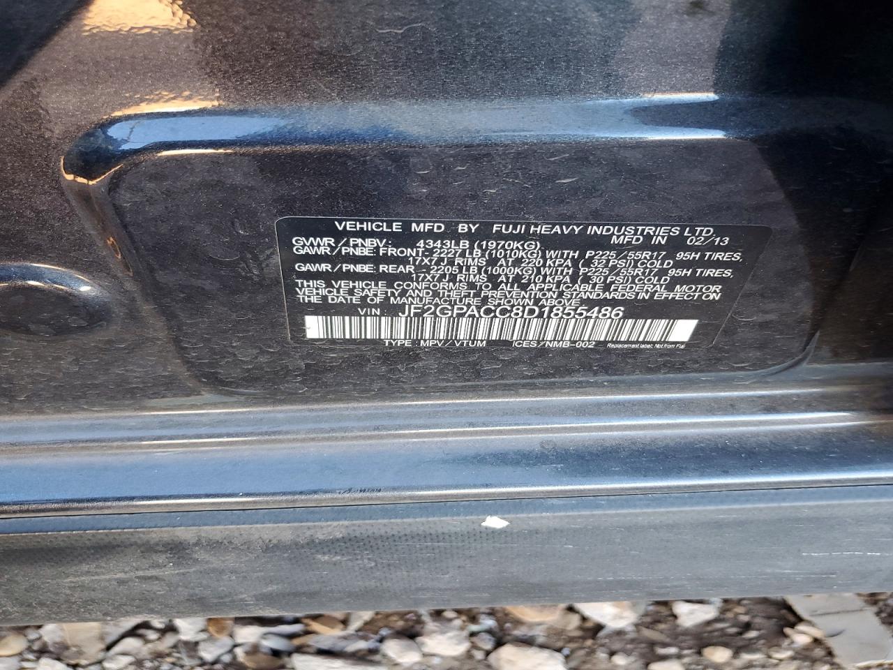 2013 SUBARU XV CROSSTREK 2.0 PREMIUM photo 23