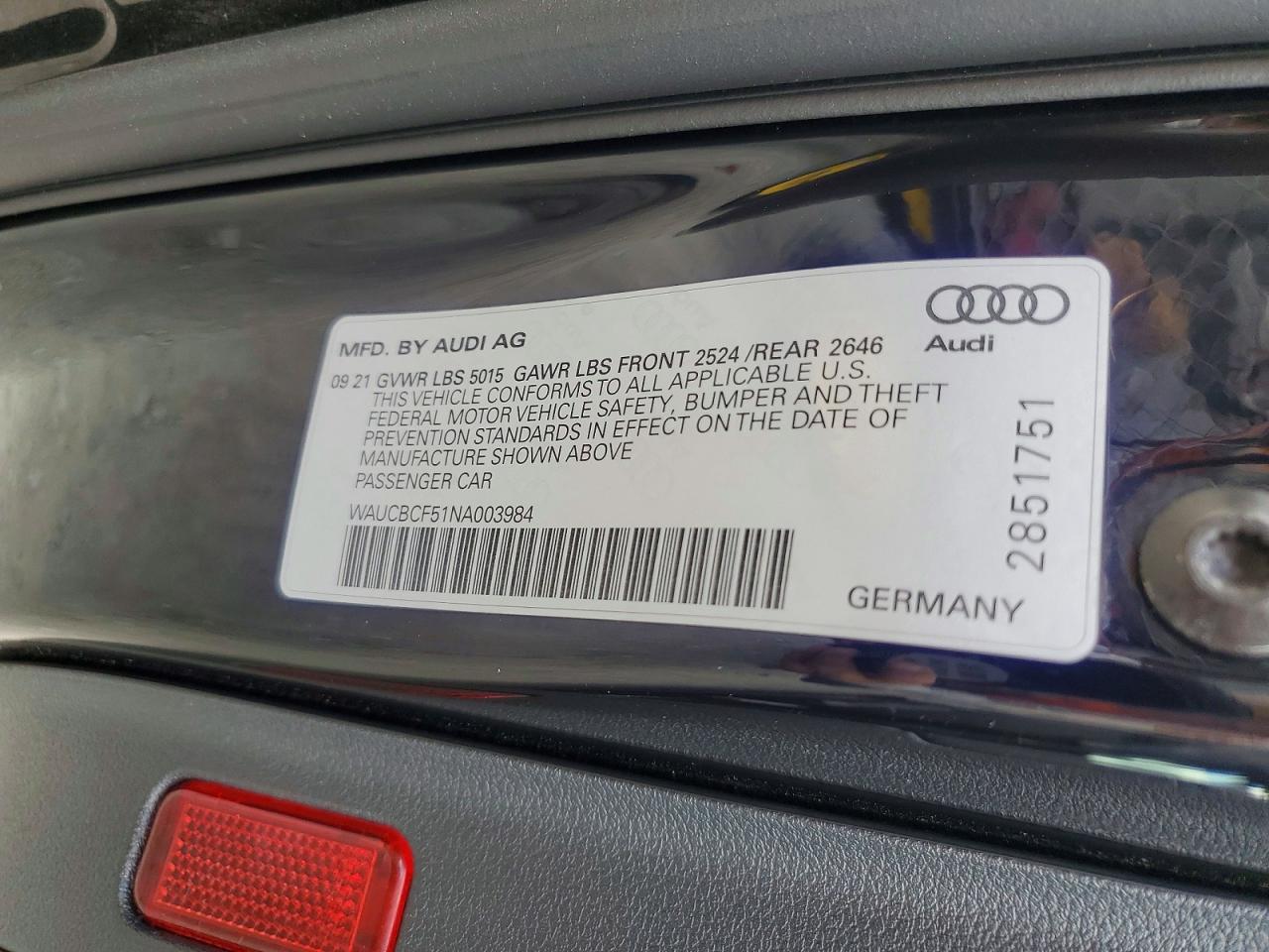 2022 AUDI A5 PREMIUM PLUS 40 photo 23