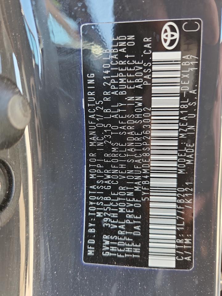 2025 TOYOTA COROLLA LE photo 23