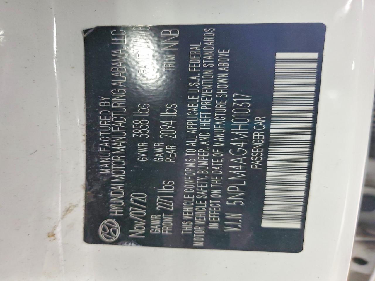 2021 HYUNDAI ELANTRA SEL photo 34