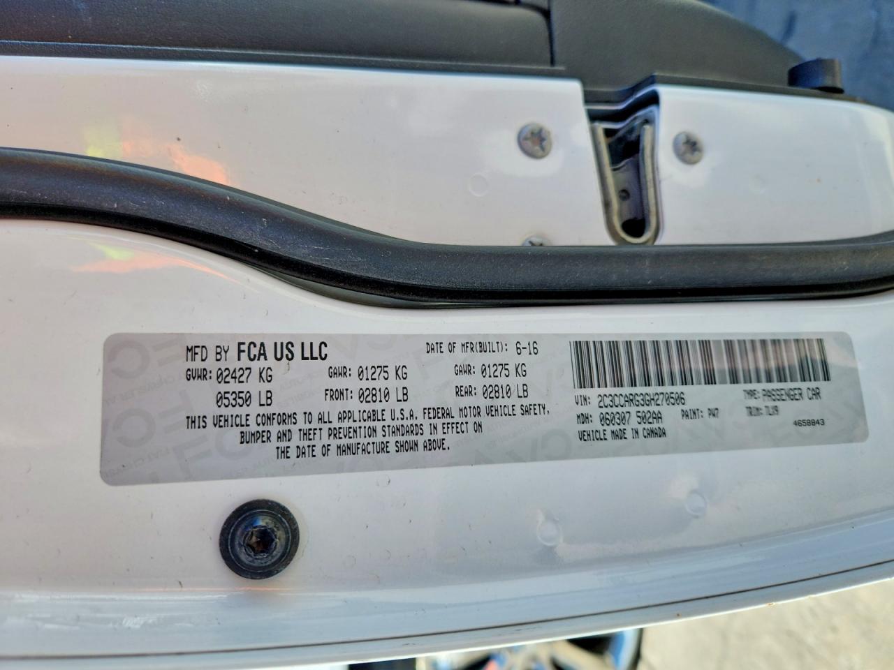 2016 CHRYSLER 300 LIMITED photo 23